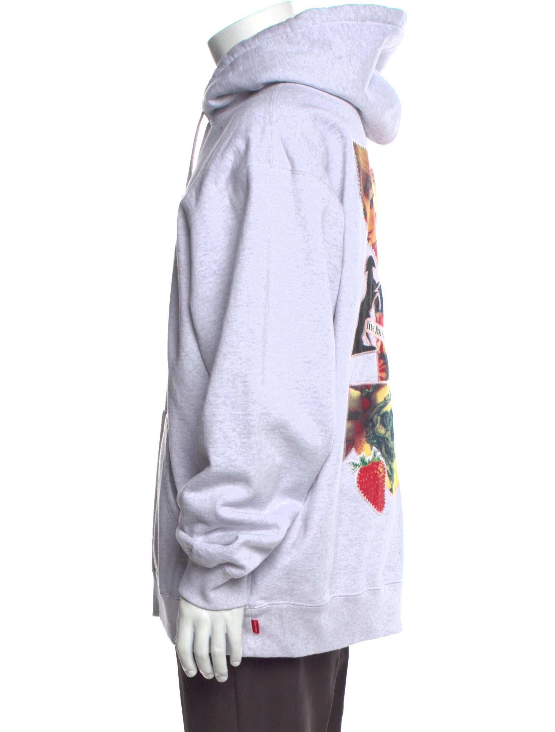 Supreme 2022 Instant High Patches Hoodie - Grey Sweatshirts