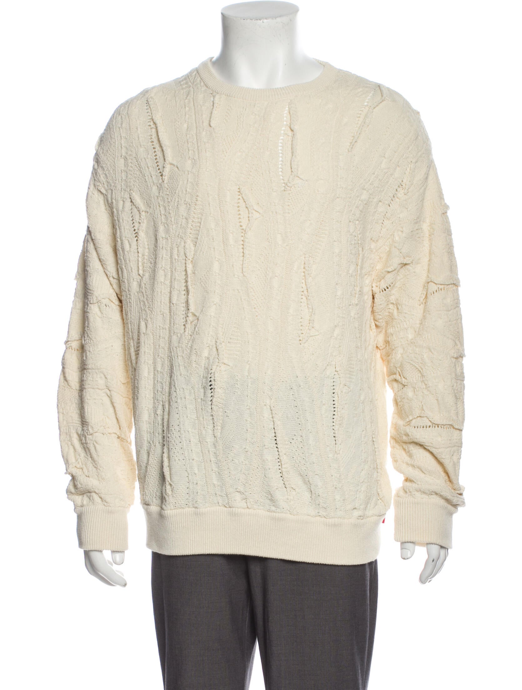 Supreme Supreme Textured Small Box Sweater - Gem