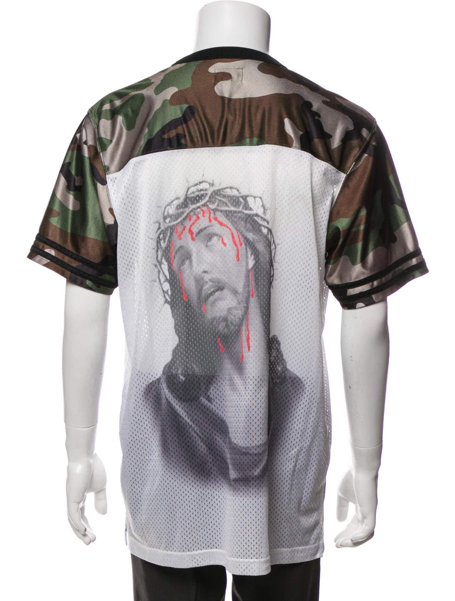 Supreme Jesus Football Top フットボールT 2014年 Supreme 2014 Jesus Football Jersey T-Shirt - Neutrals T-Shirts