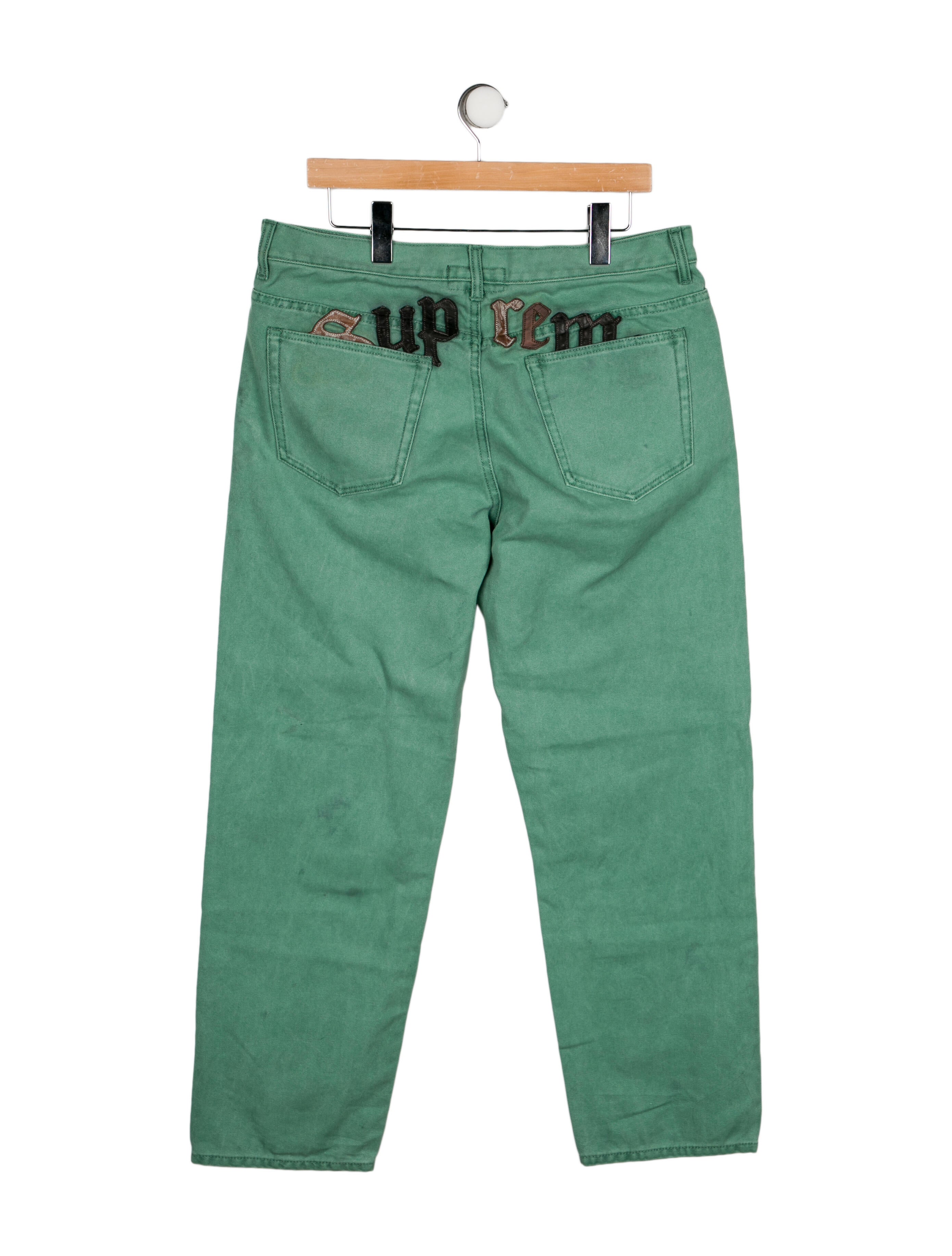 Supreme x Great China Wall Canvas 5-Pocket Jeans