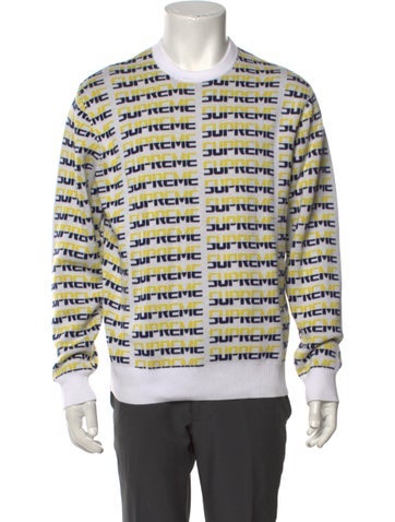 Supreme Sweaters 2017 Printed Pullover M