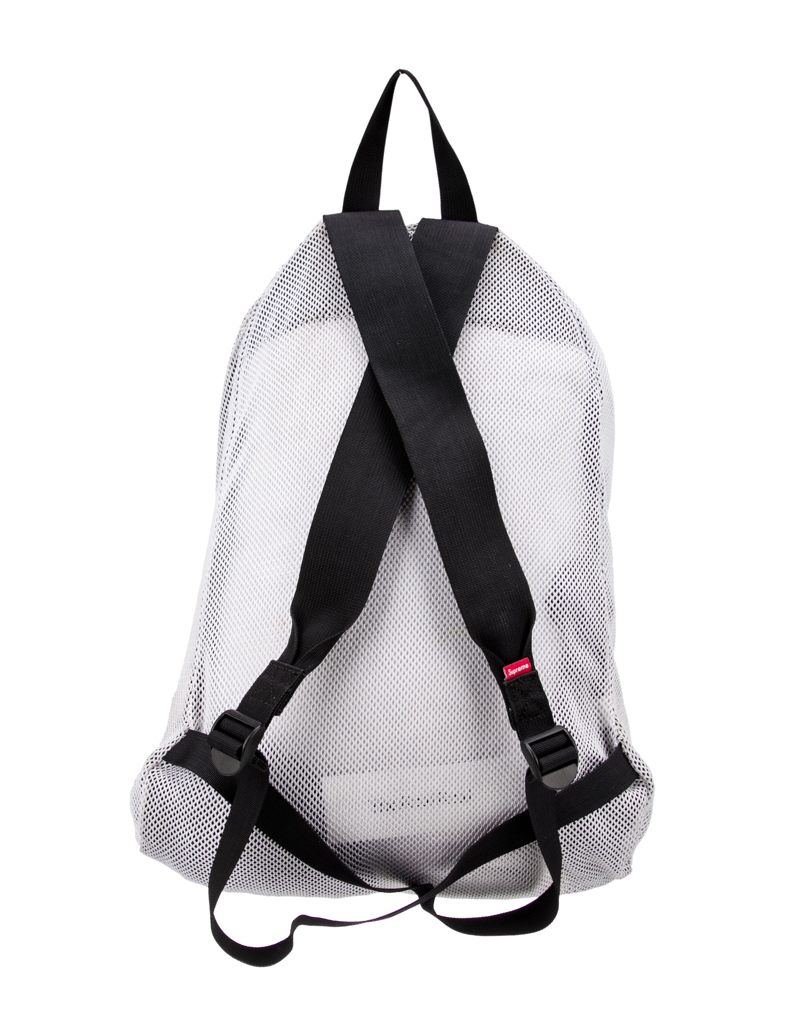 Supreme Mesh Backpack - White Backpacks, Bags - WSPME66031 | The