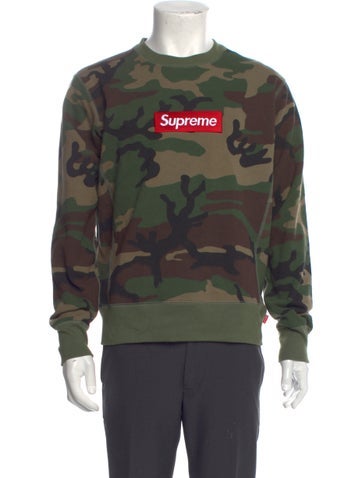Supreme Sweaters 2015 Camouflage Print Pullover S
