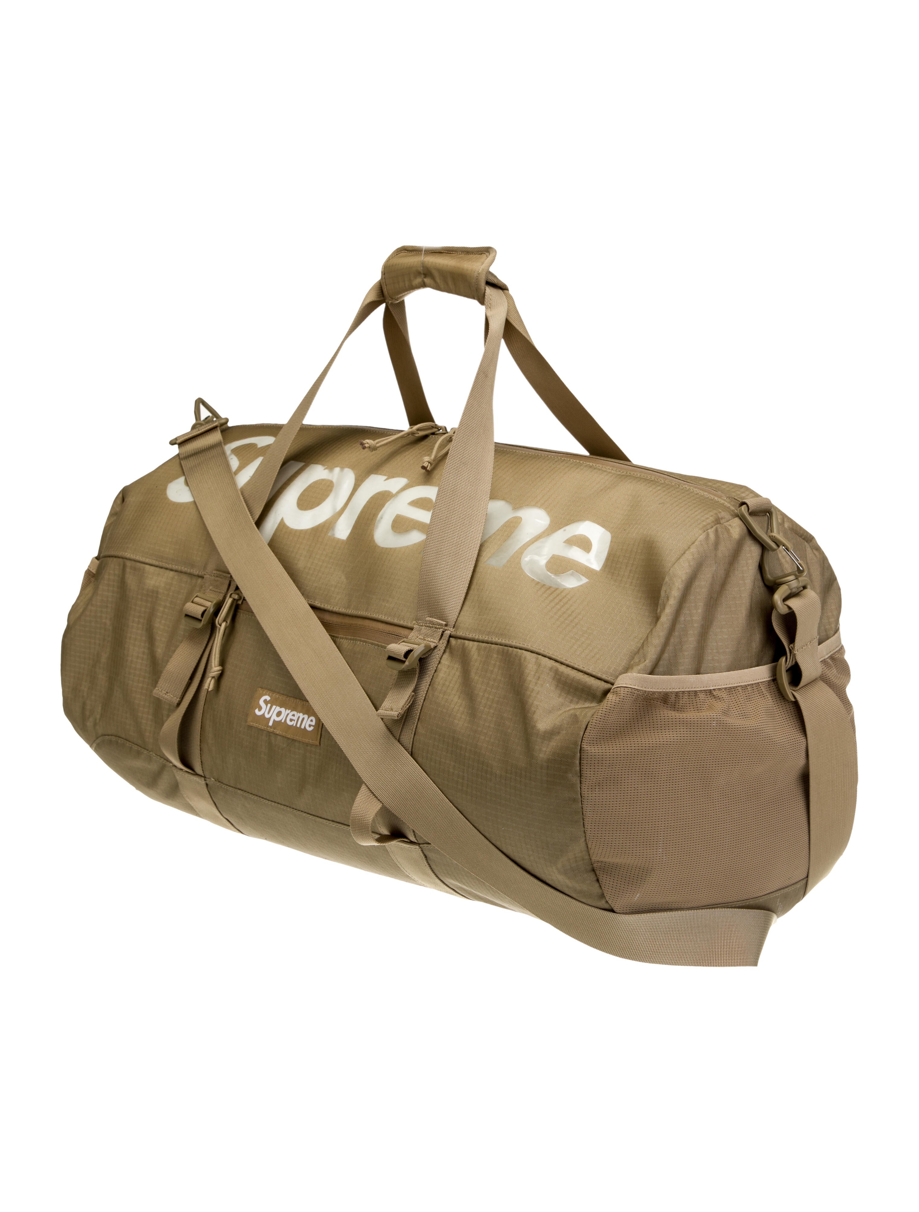 Supreme Nylon Duffle Bag Neutrals Weekenders, Bags WSPME66824 The RealReal