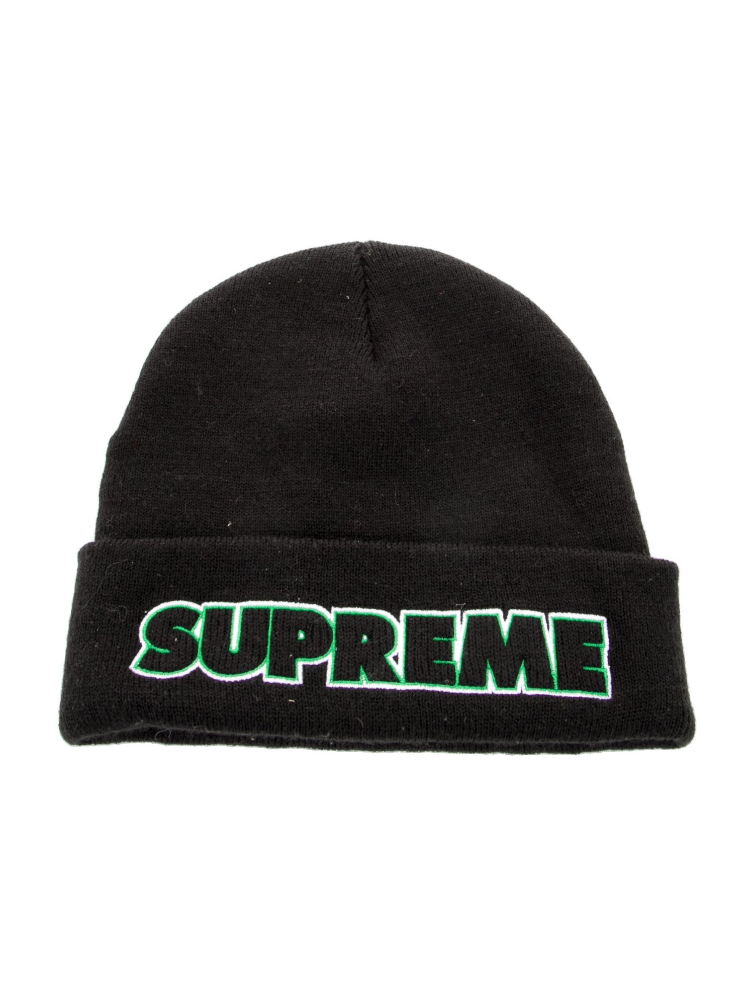 Supreme Outline Beanie Black
