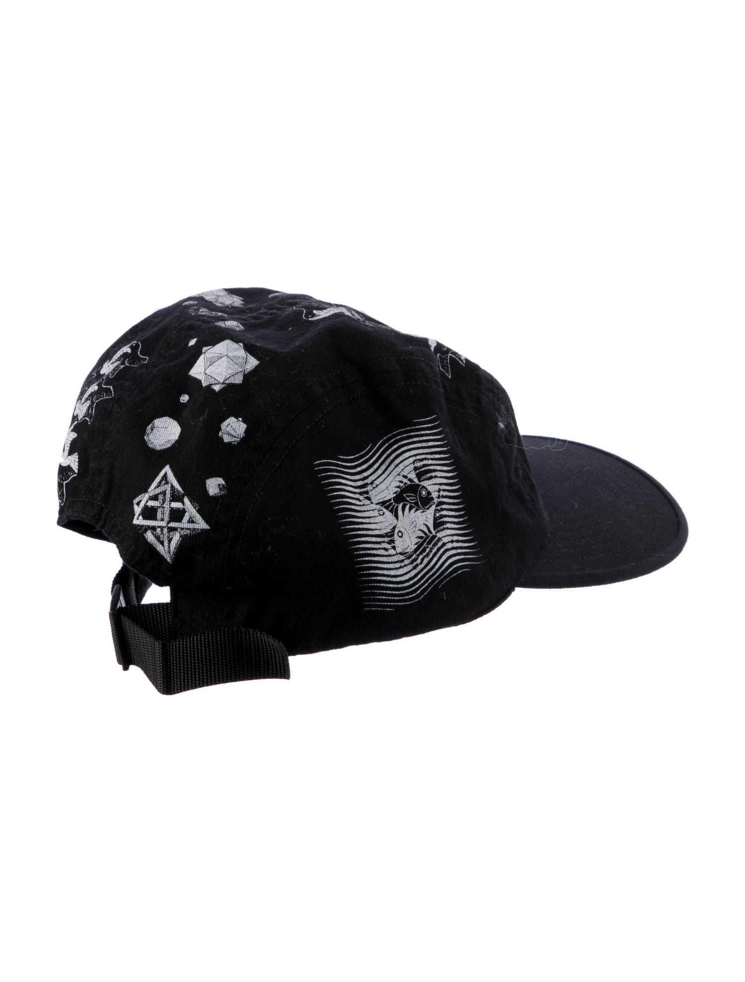 Supreme x MC Escher Camp Cap - Black Hats, Accessories