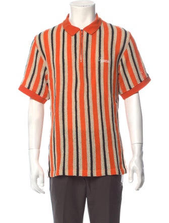 supreme striped polo