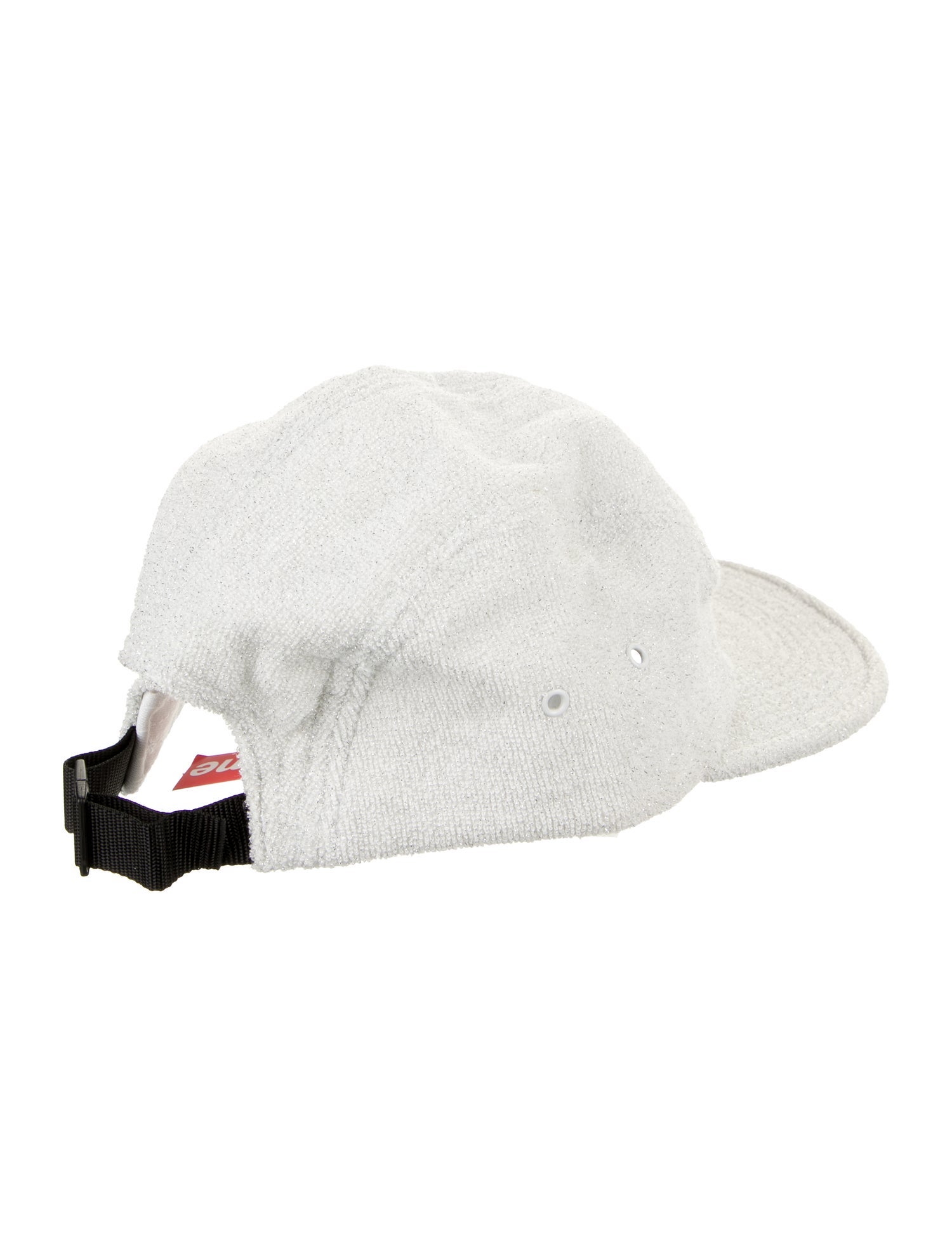 Supreme Glitter Terry Camp Cap - White Hats, Accessories Supreme Glitter Terry Camp Cap - White Hats, Accessories