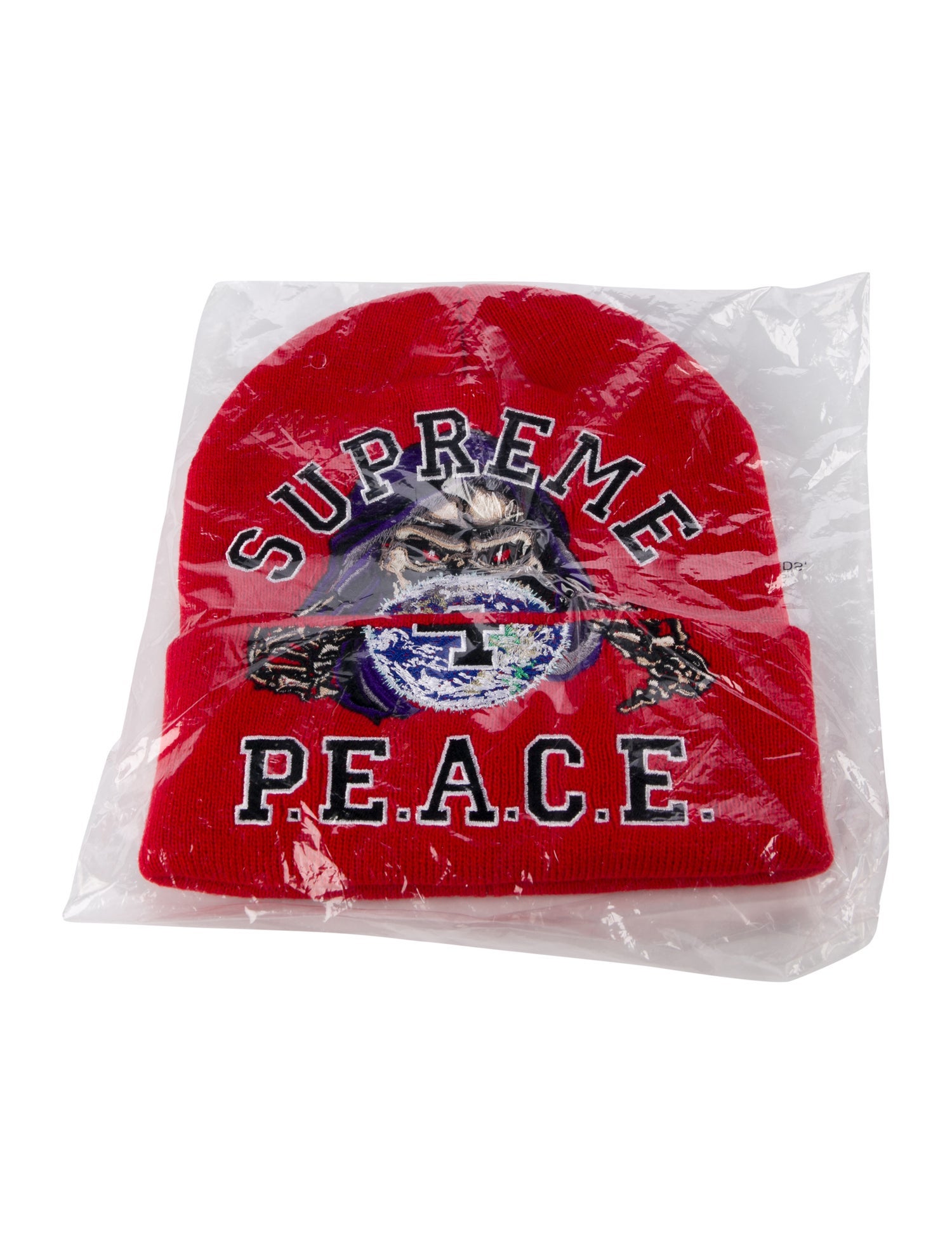 Supreme Supreme Peace Embroidered Beanie Peace Embroidered Beanie