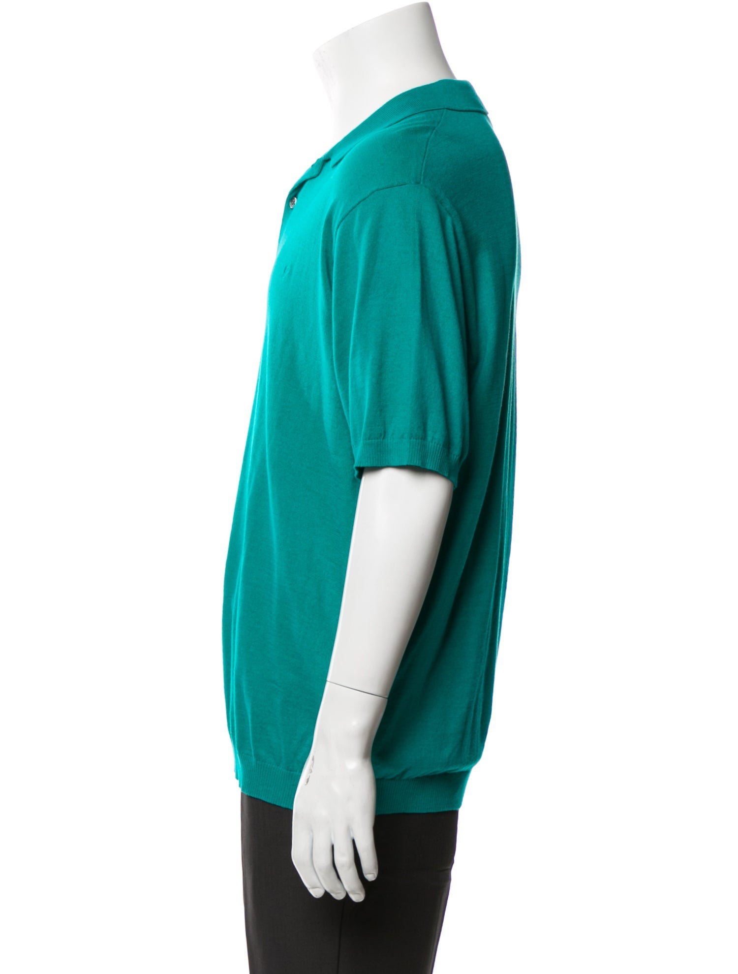 Supreme Collar Short Sleeve Polo Sweater