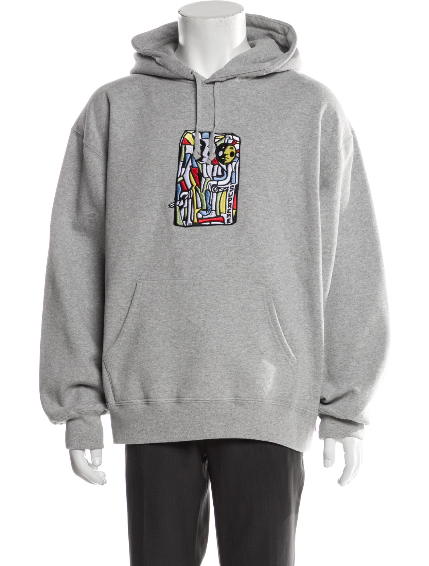 Supreme 2023 Neil Blender Mosaic Hoodie - Grey Sweatshirts