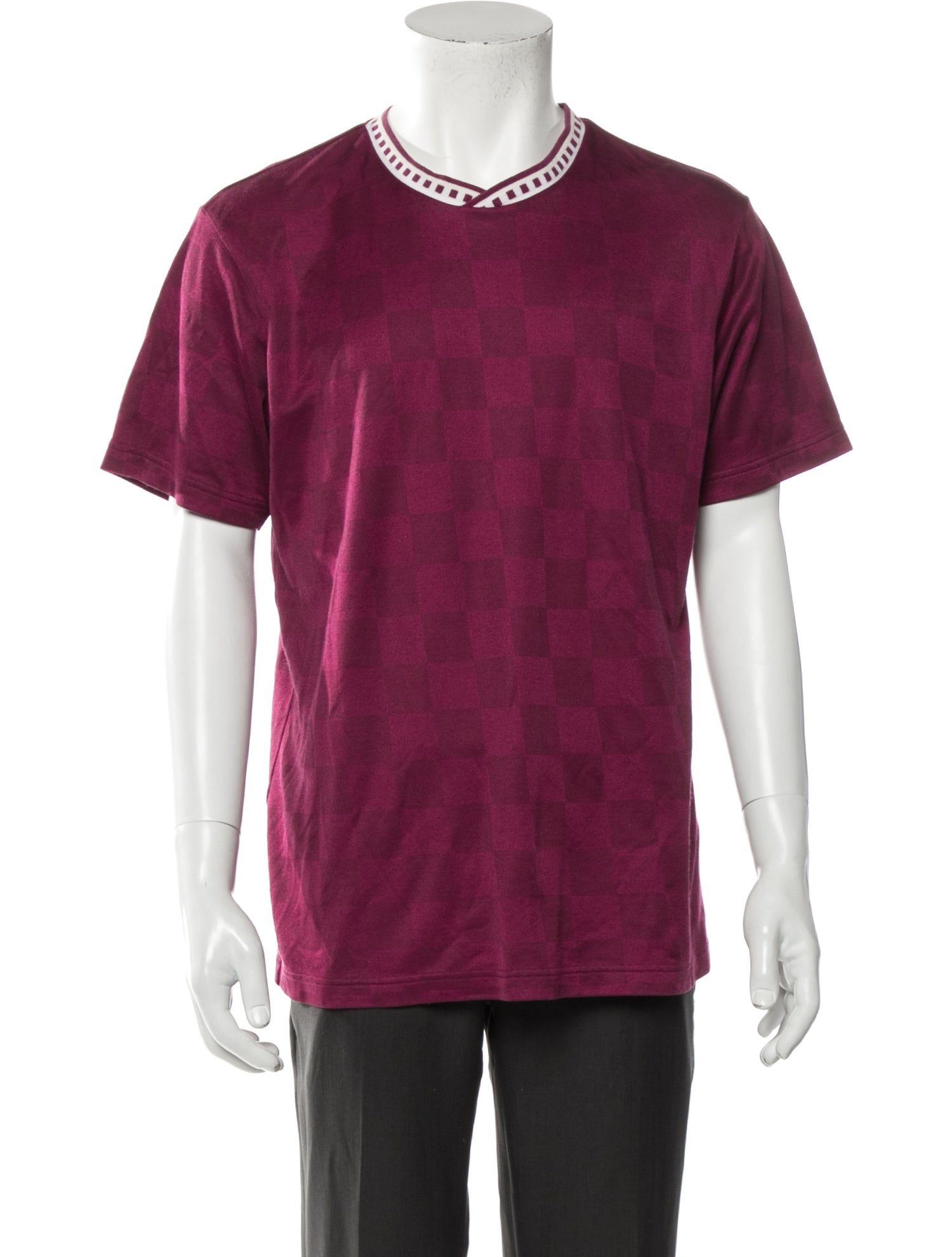 Supreme 2016 Soccer Checker Jersey T-Shirt - Purple T-Shirts, Clothing ...