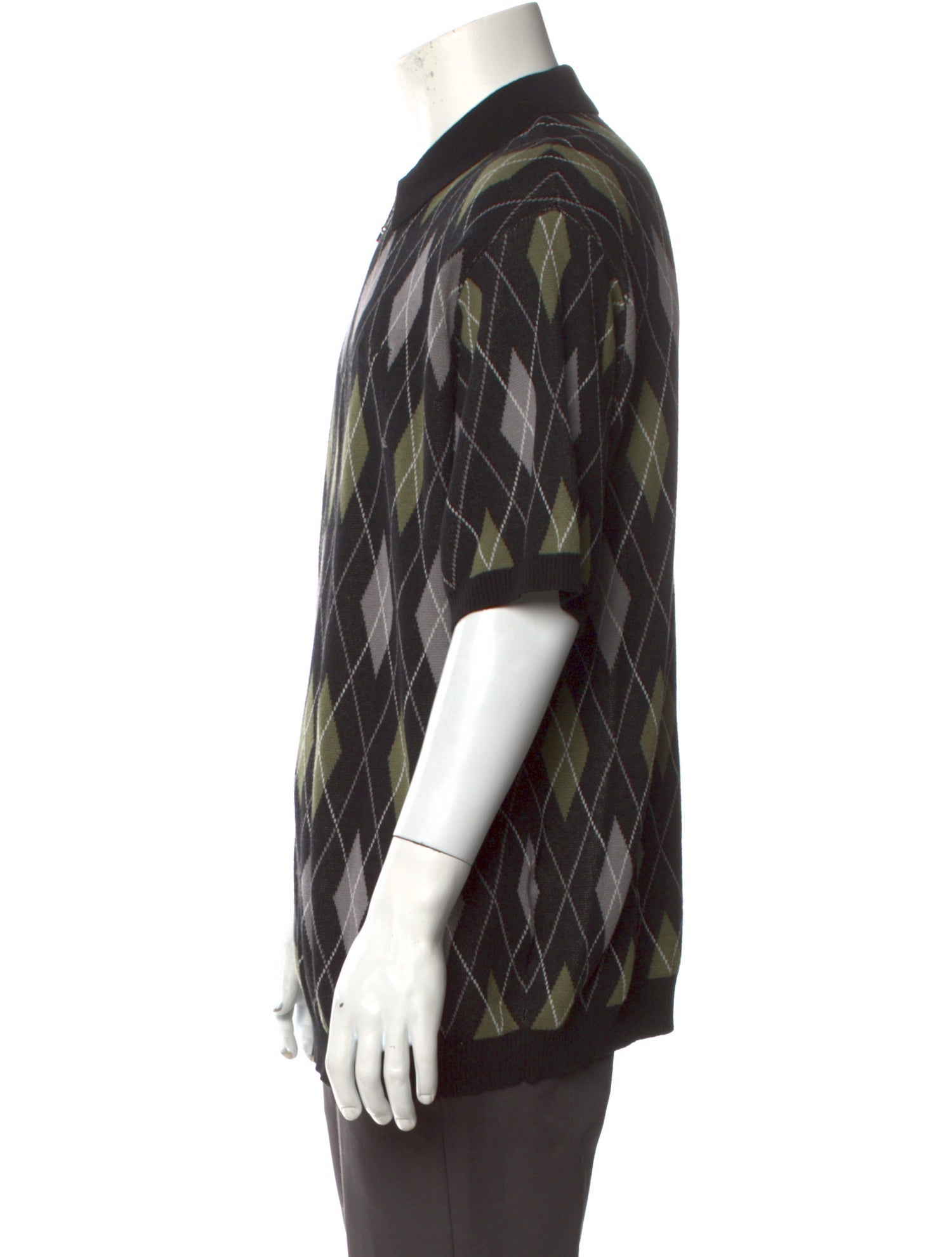 トップス Supreme Argyle Zip Polo Argyle Zip Polo – Supreme