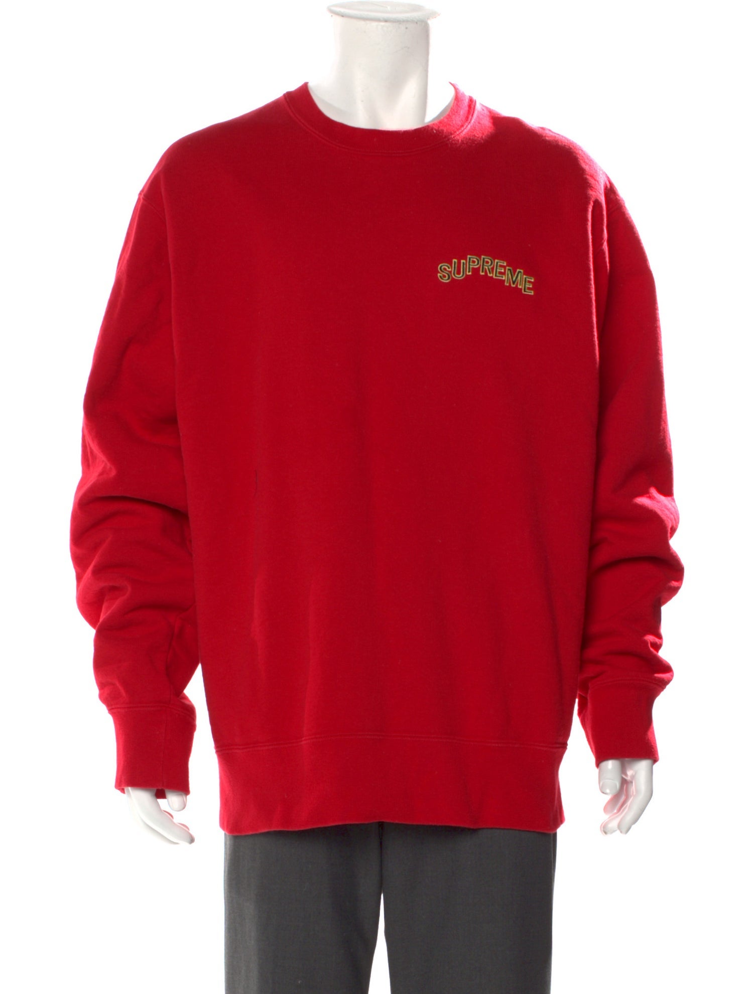 Supreme 2017FW Step Arc Crewneck RED XL