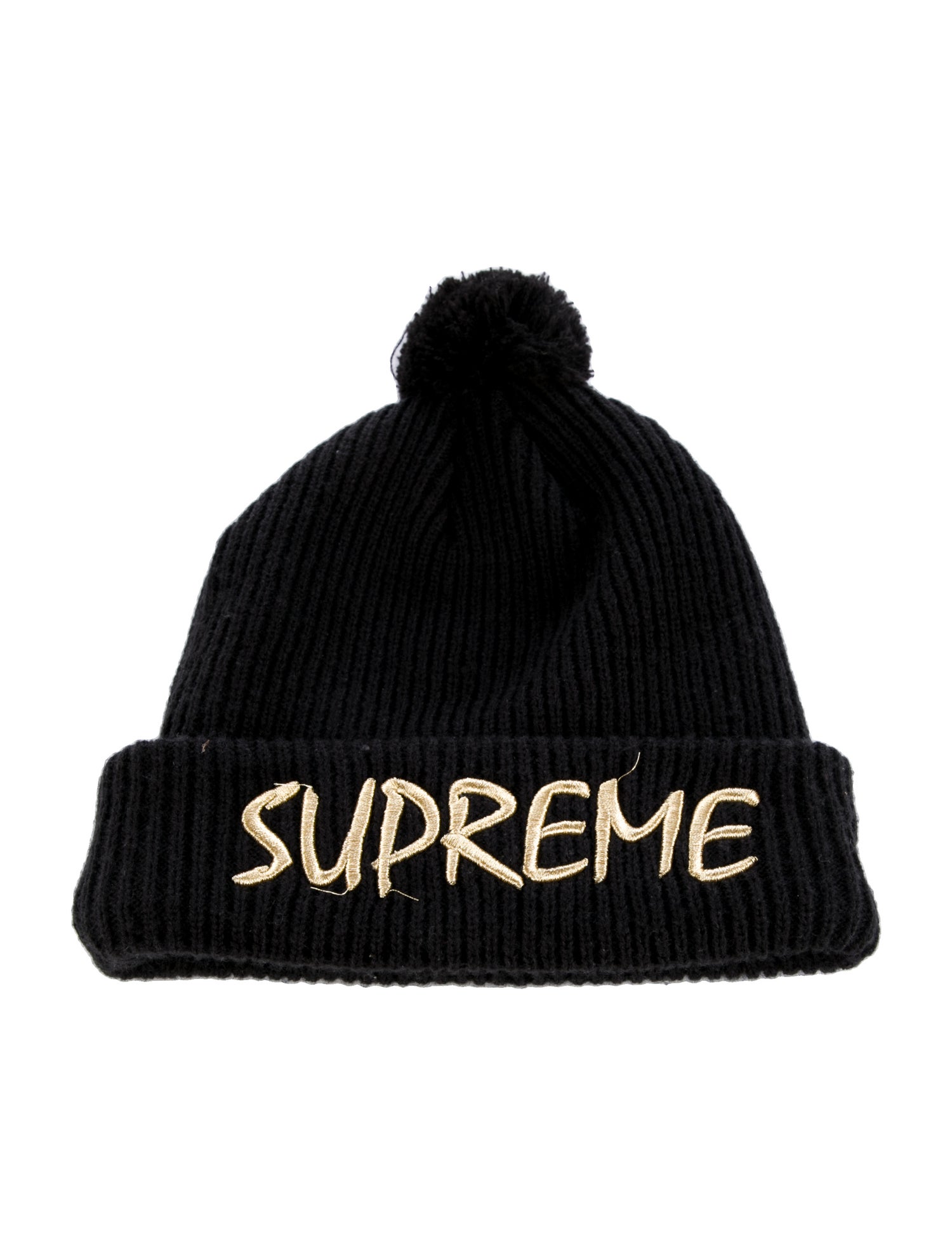 Supreme - FTP Beanie New Supreme FTP Beanie Skull Cap Hat Acrylic Black Spring Summer 2021 SS21