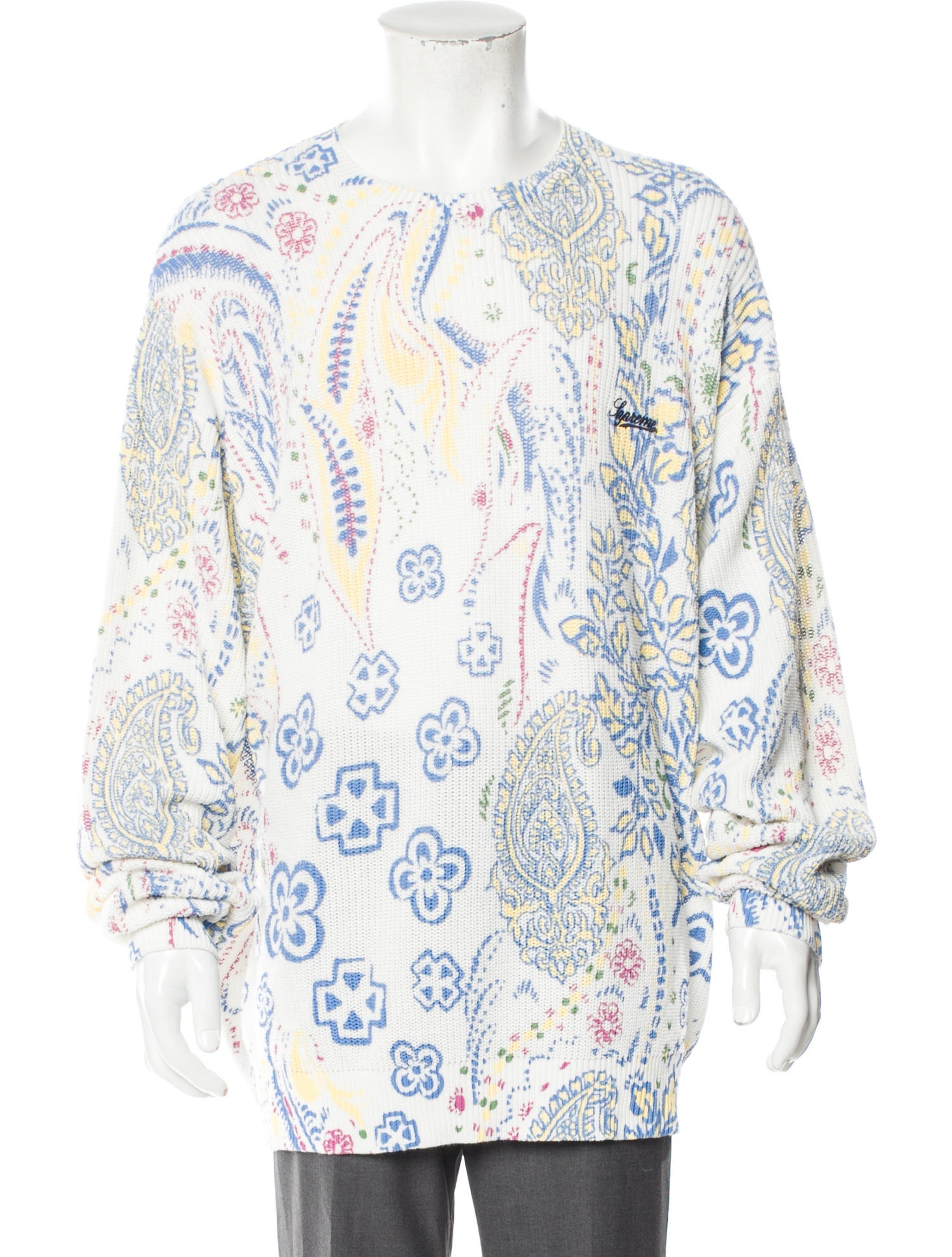 Supreme Printed Paisley Sweater 25