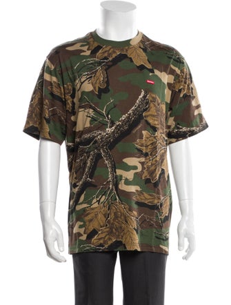 Supreme 2022 Small Box Tee Branch Woodland Camo T-Shirt