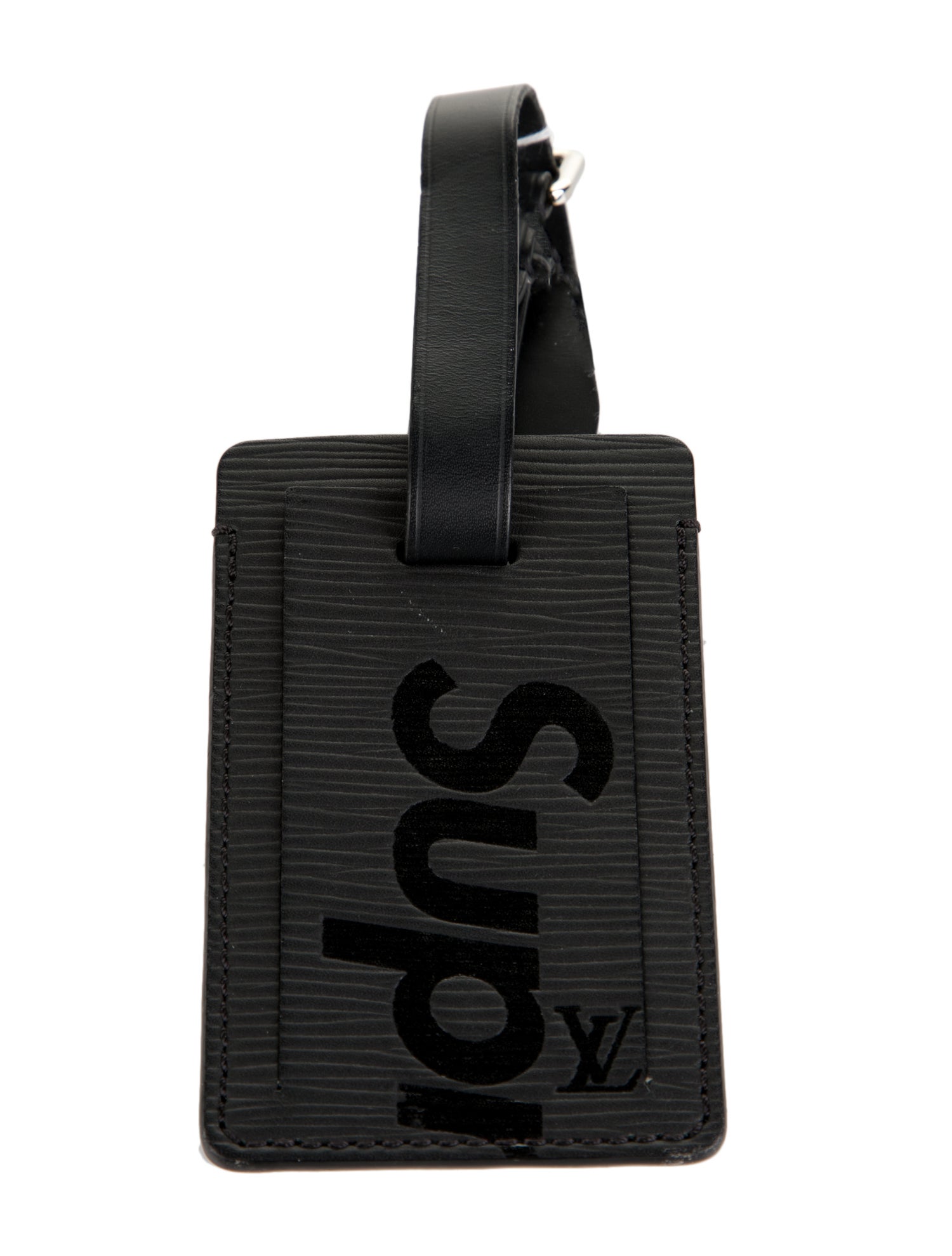 Louis Vuitton x Supreme Leather Epi Luggage Tag