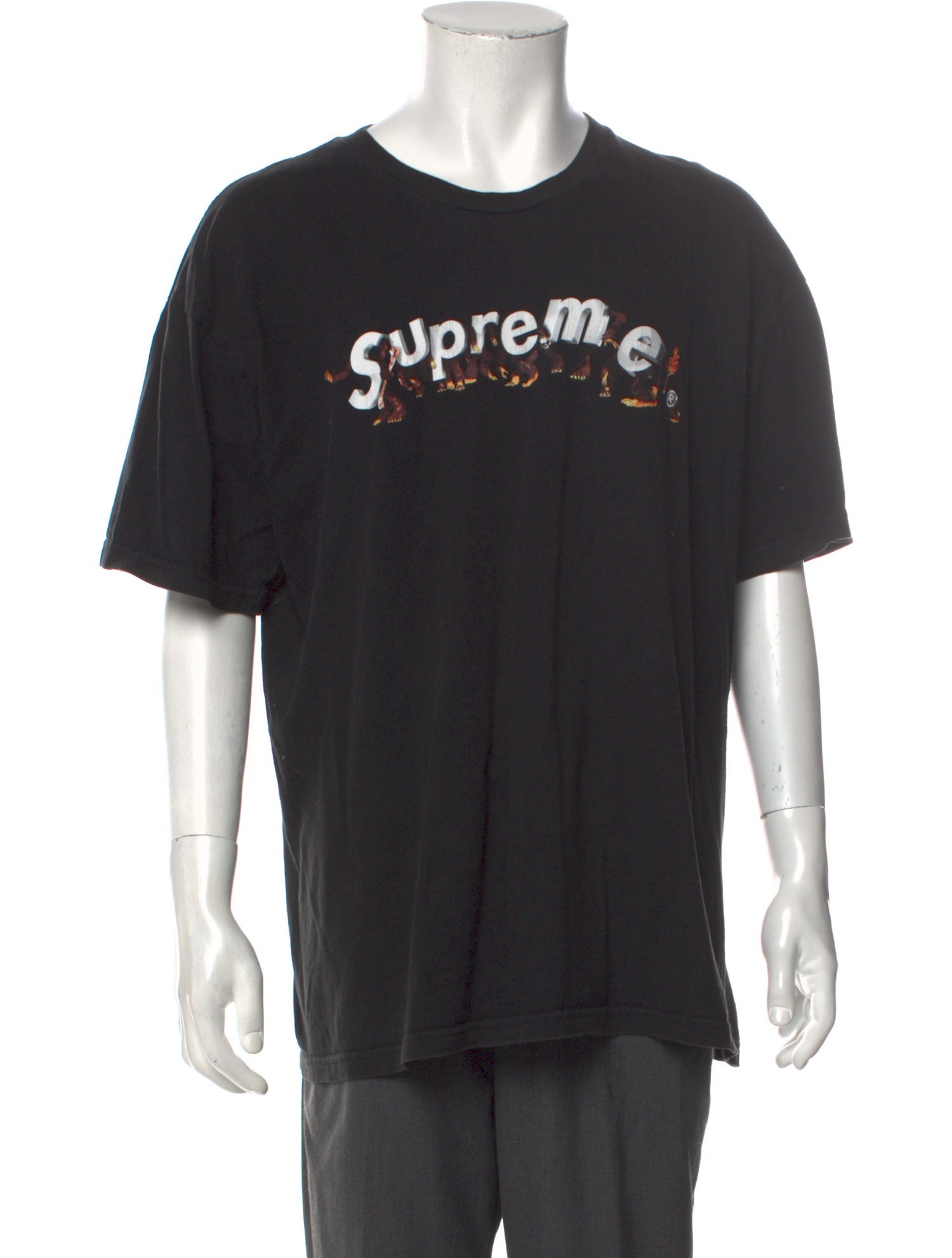 Supreme 2021 Apes T-Shirt - Black T-Shirts, Clothing - WSPME74229 