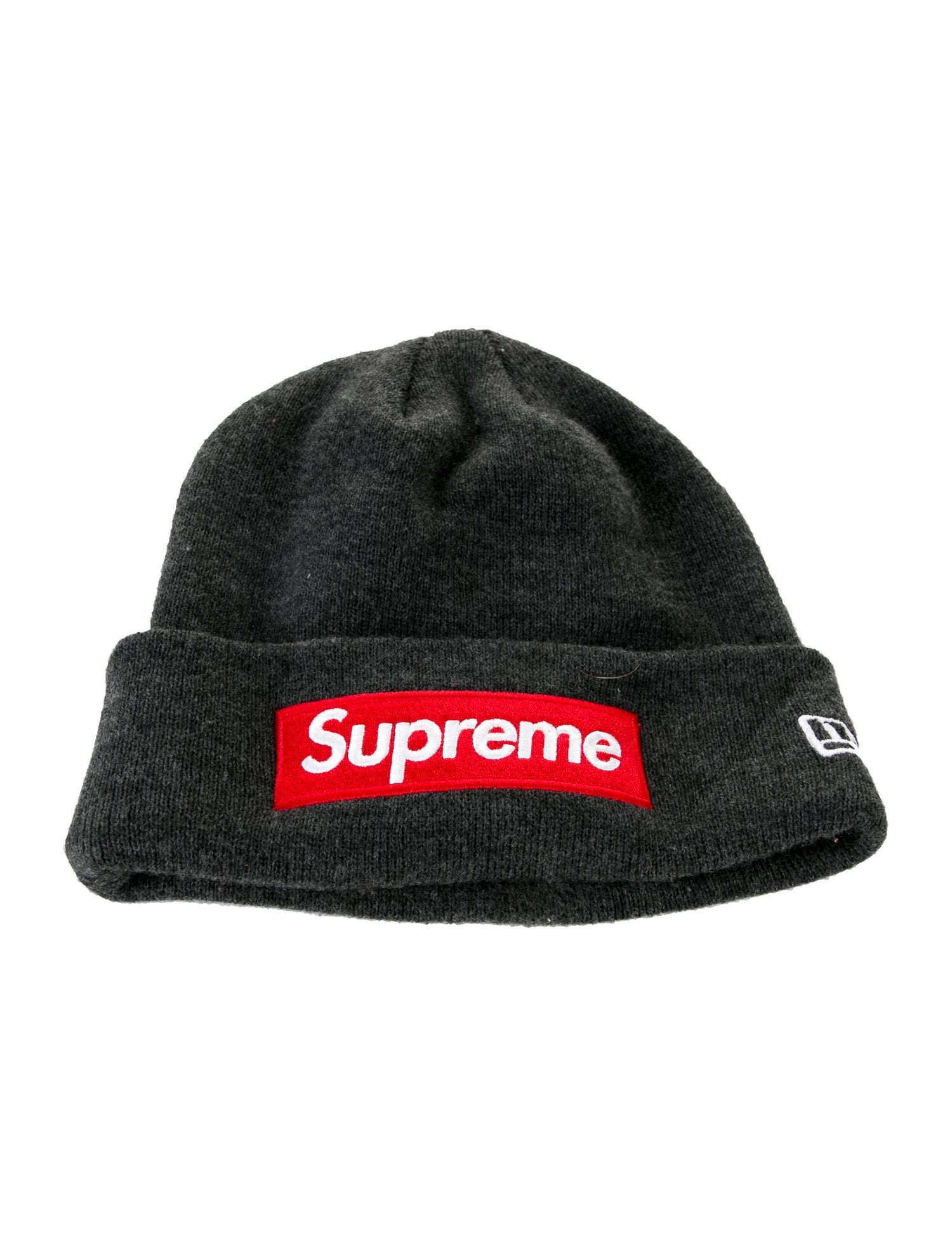 New Era x Supreme Box Logo Beanie Grey Hats, Accessories WSPME75869