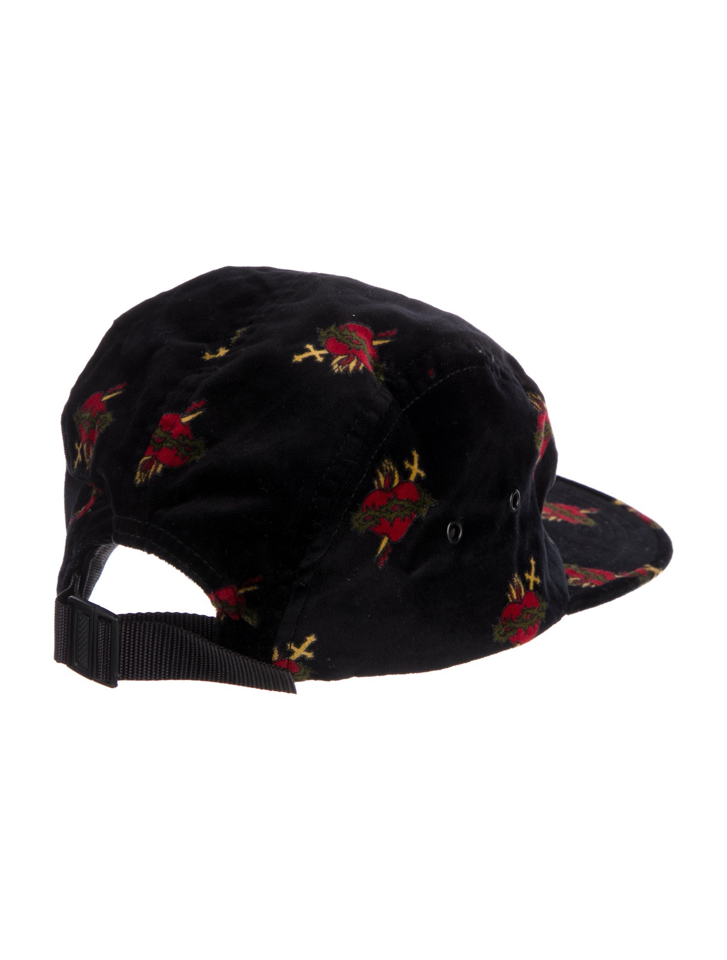Supreme Sacred Hearts Camp Cap　新品未使用　黒 送料込み！！ Supreme Sacred Hearts Camp Cap (FW17) - $54