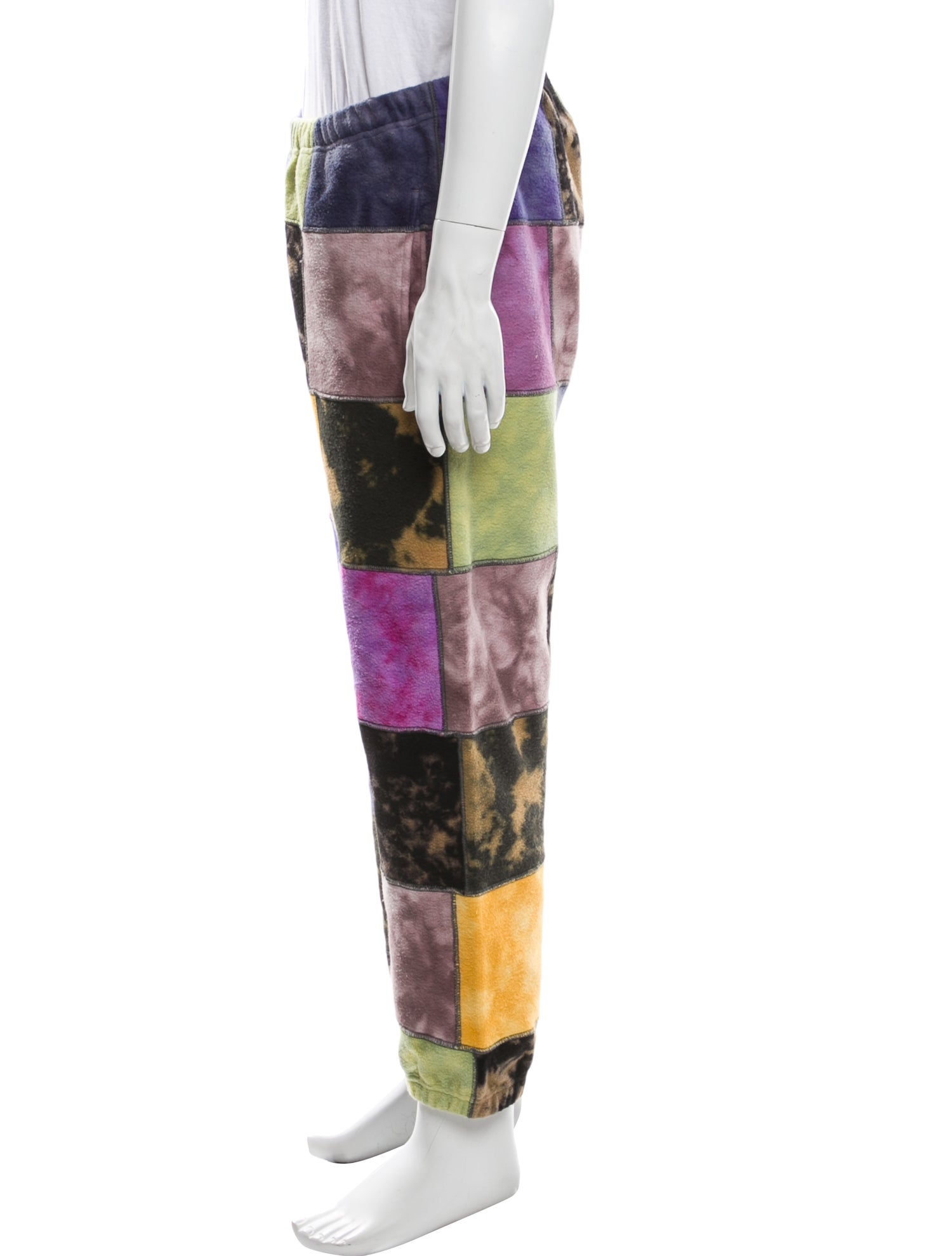 Supreme 2019 Patchwork Tie Dye Lounge Bottoms - Purple Lounge