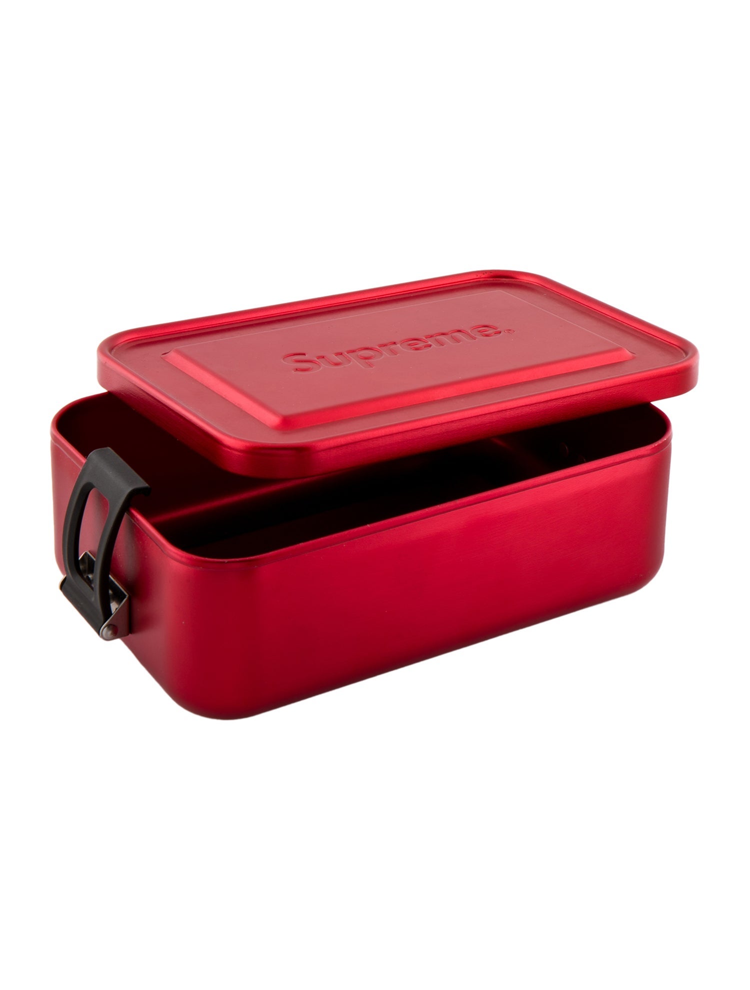 送料込Supreme Small Metal Storage Box Red