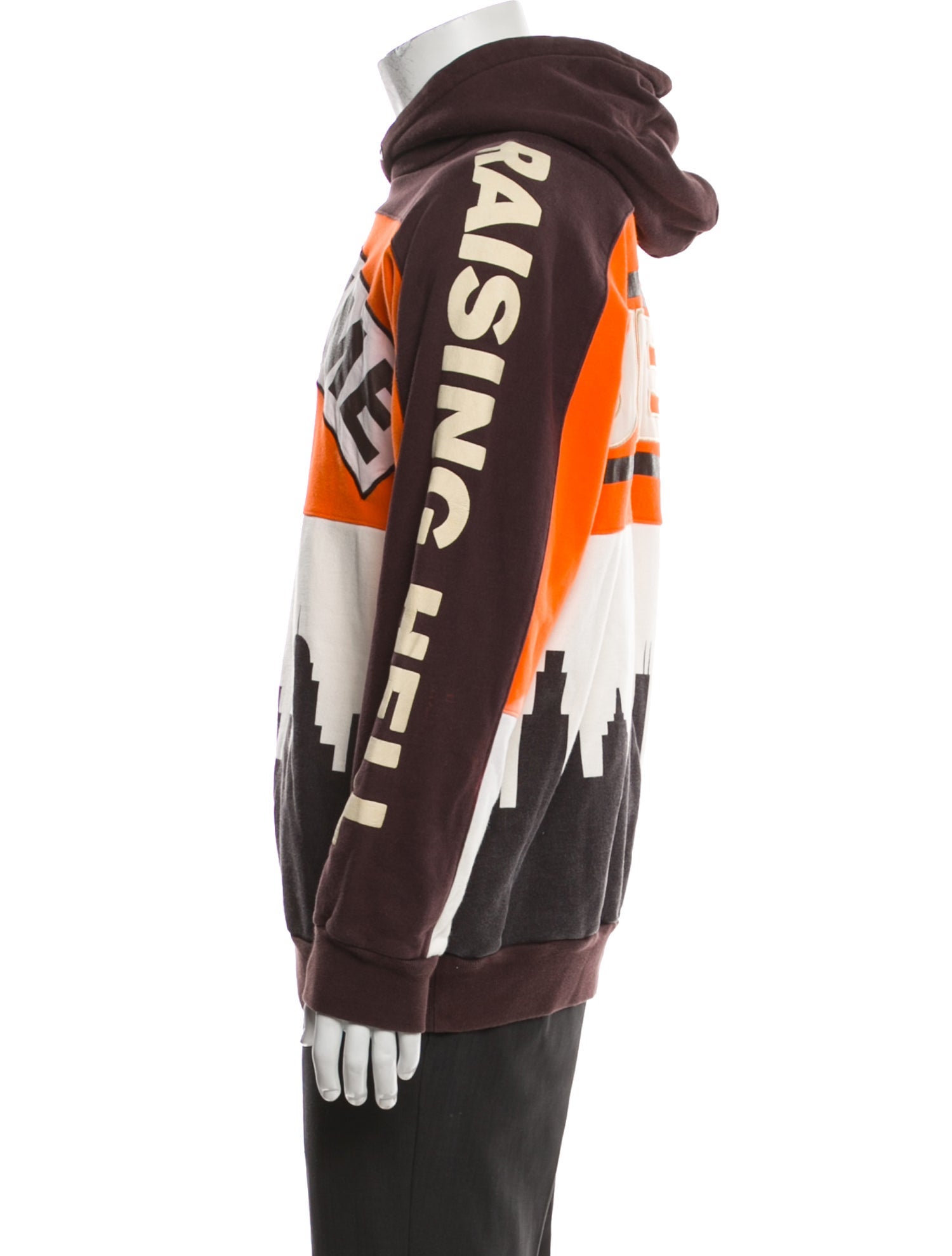 S*ジ様 2005SS supreme Raising Hell Hoodie Supreme 2005 Raising Hell Hoodie - Brown Sweatshirts & Hoodies
