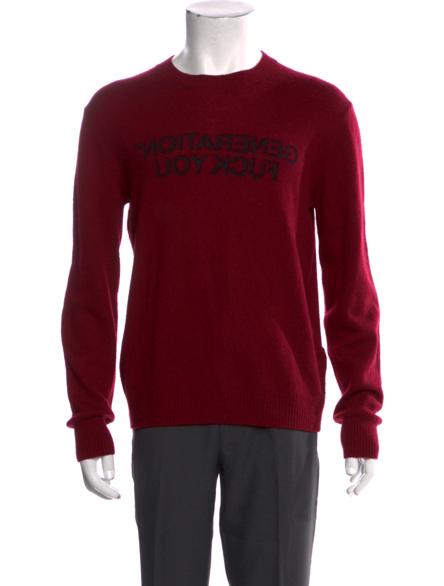 Supreme x Undercover 2016 Generation Fuck You Pullover - Red
