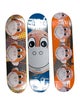Supreme Set of 3 Jeff Koons Monkey Train Skateboard Decks