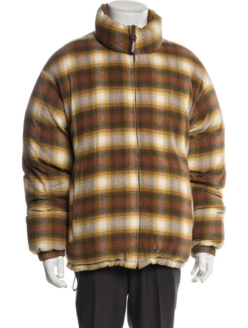 Supreme 2022 Flannel Reversible Puffer Coat