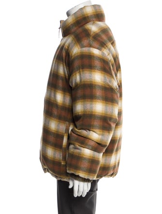 Supreme 2022 Flannel Reversible Puffer Coat