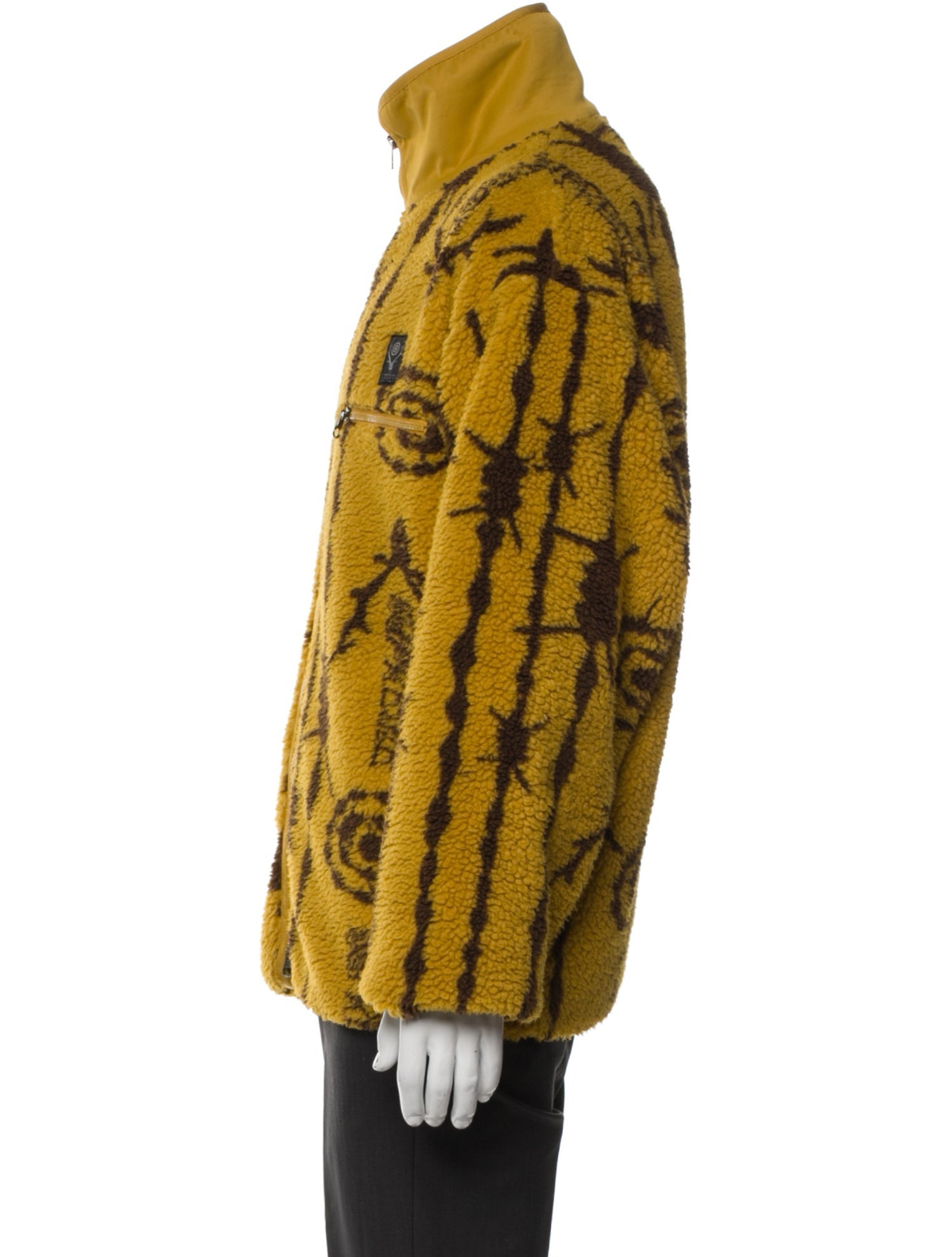 Supreme x South2 West8 2021 Fleece Parka - Yellow Outerwear