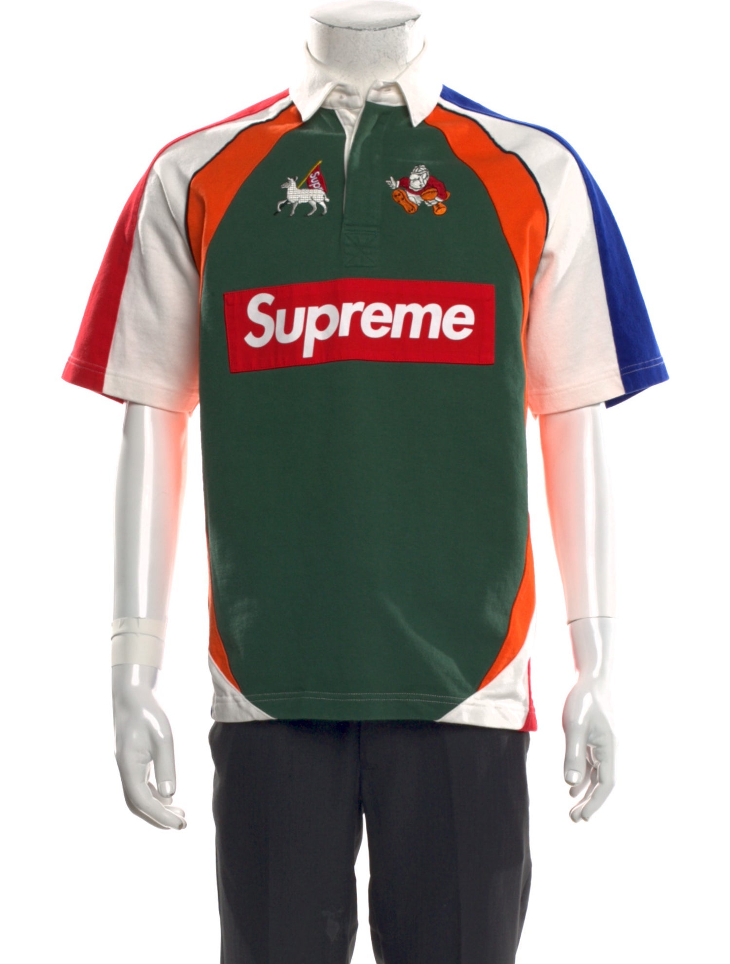 Supreme 2024 Signature Logo Polo Shirt - Green Polos, Clothing ...