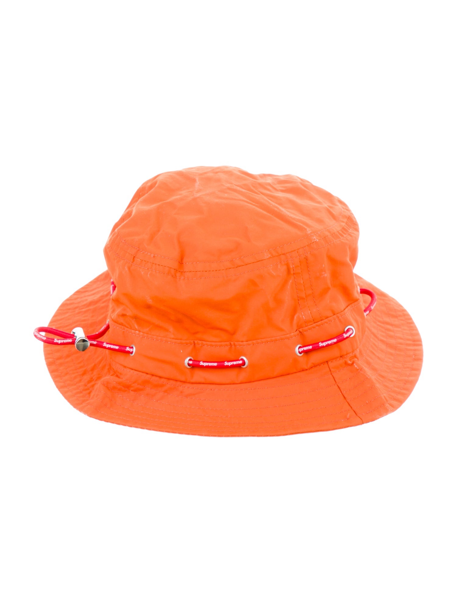 Supreme Shockcord Nylon Crusher - Orange Hats, Accessories