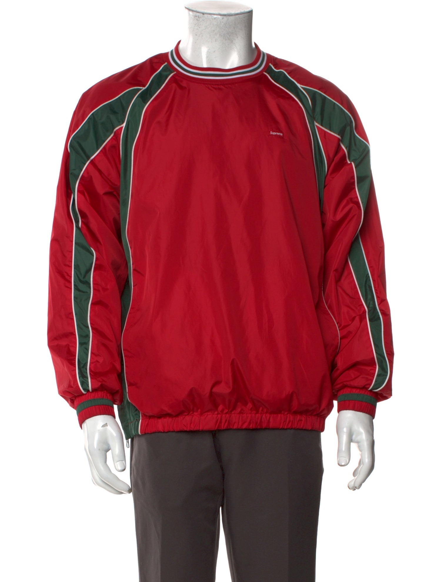 Supreme Piping Warm Up Pullover Supreme Reflective Piping Pullover