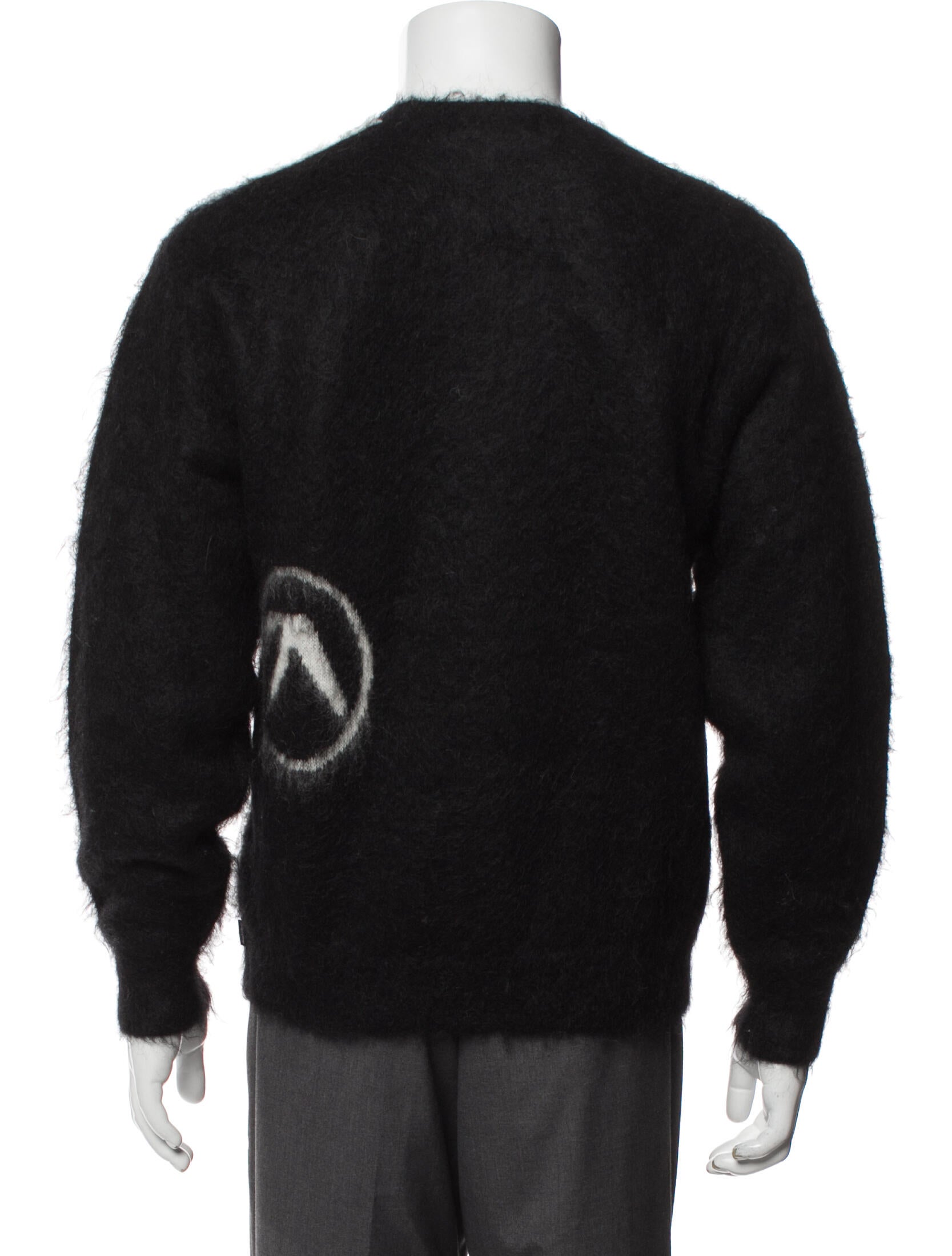 Supreme 2025 Aphex Twin Mohair Pullover - Black Sweaters