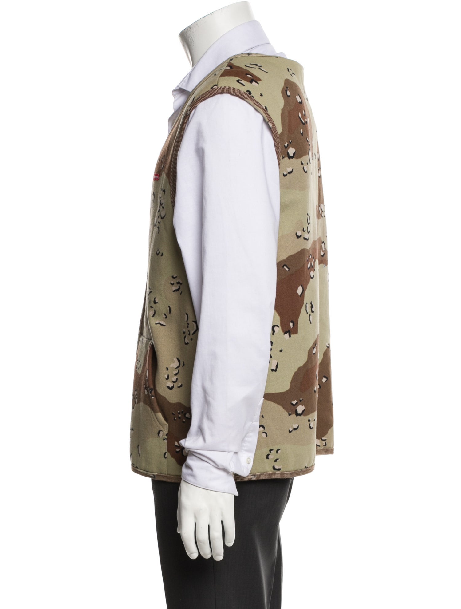 Supreme Small Box Logo Camouflage Print Cardigan