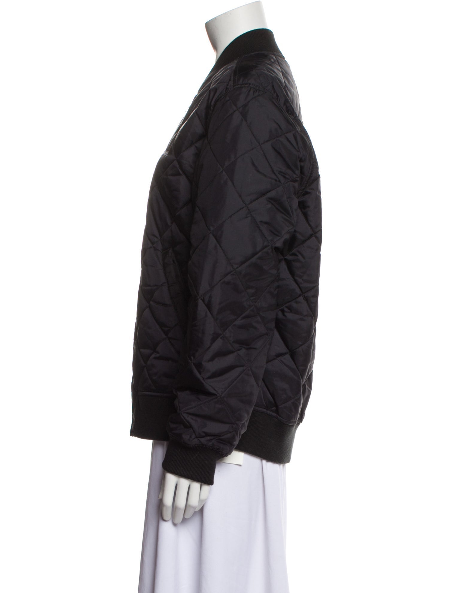 Supreme 2016 Sequin Patch Quilted Puffer Coat