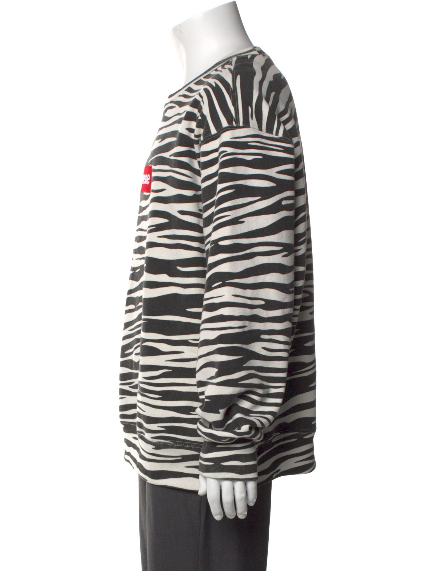 Supreme Striped Crew Neck Pullover