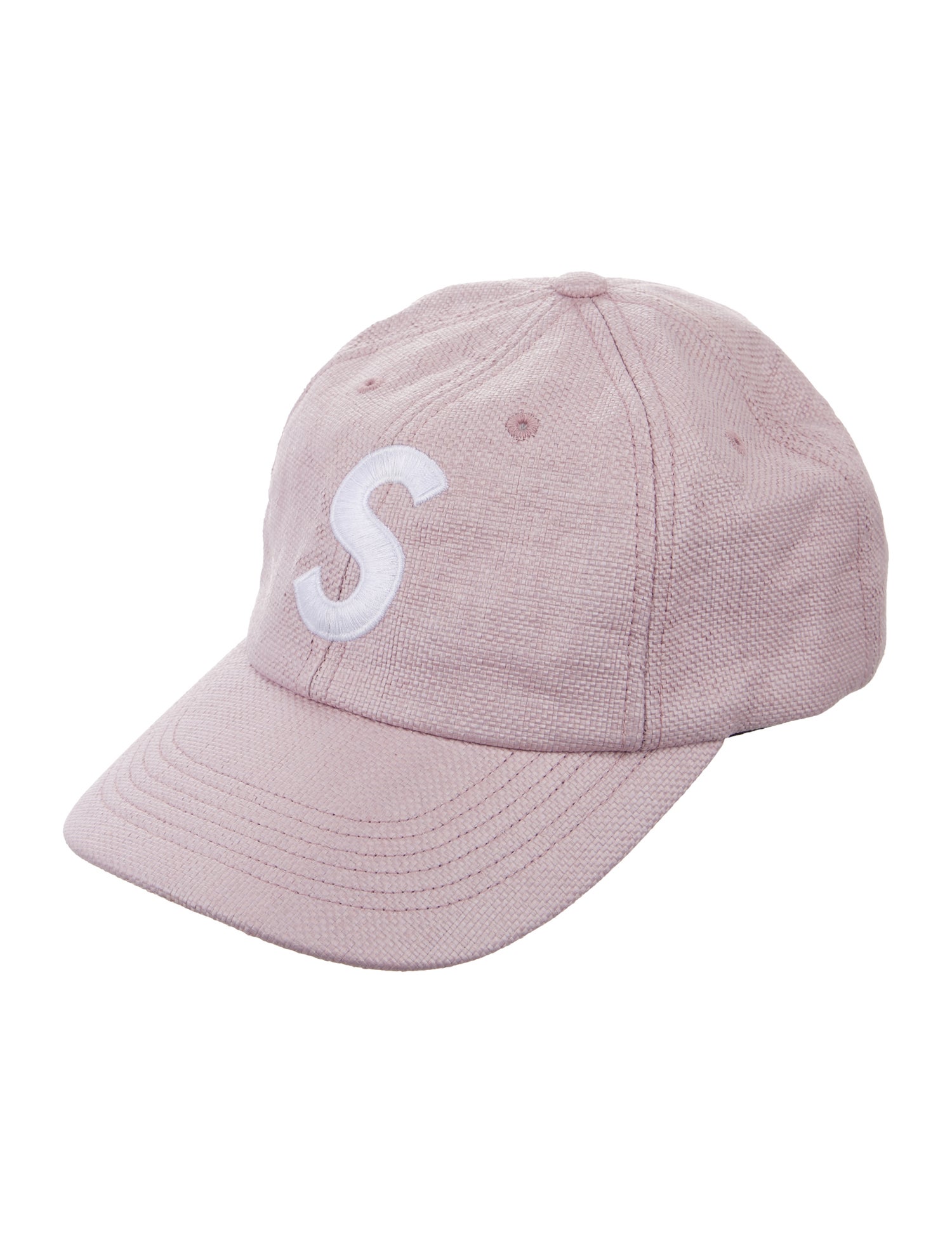 Supreme Raffia S Logo 6-Panel Hat (SS22)