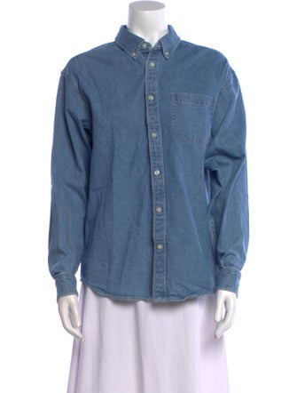 Supreme Long Sleeve Button-Up Top