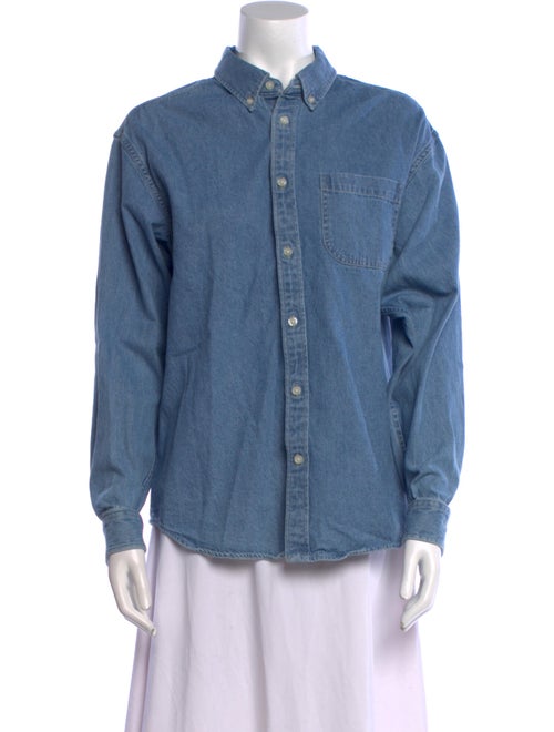 Supreme Long Sleeve Button-Up Top