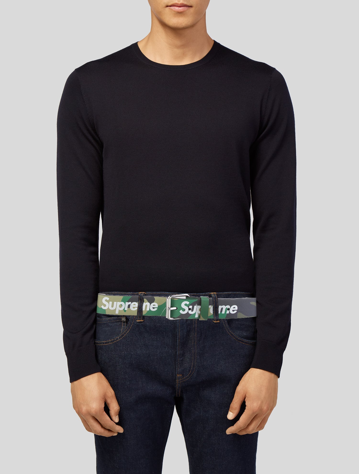 Supreme 2024 Repeat Woodland Camo Waist Belt - Green Belts