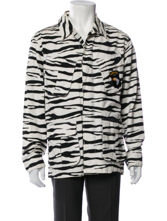 Supreme 2012 Airborne Zebra Puffer Coat