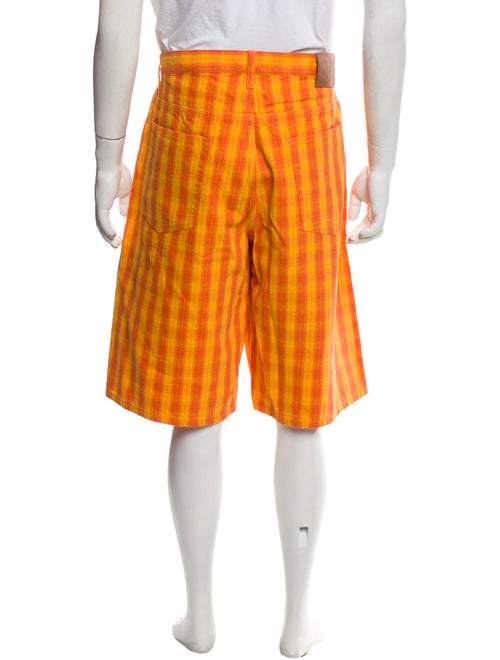 Supreme Plaid Print Flat Front Shorts