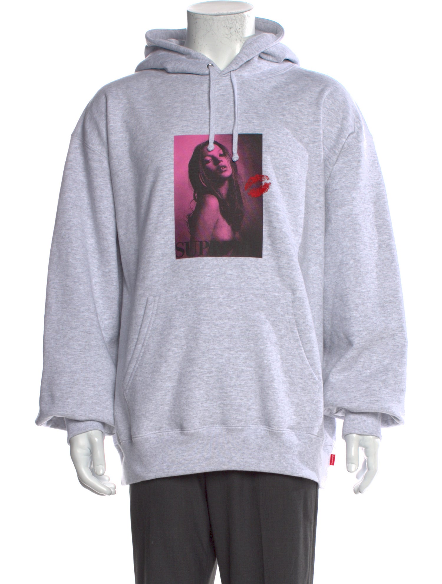 Supreme 2024 Kate Moss Hoodie - Grey Sweatshirts & Hoodies