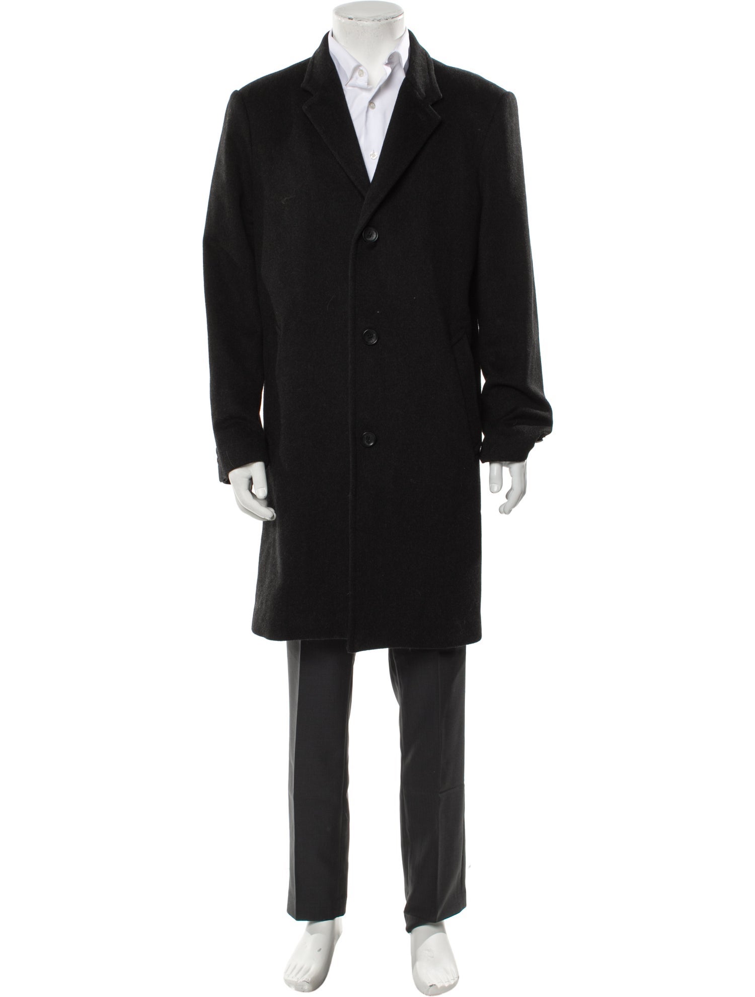 kmSUPREME × Loro Piana Wool Overcoat Supreme x Loro Piana Wool Overcoat - Black Outerwear, Clothing