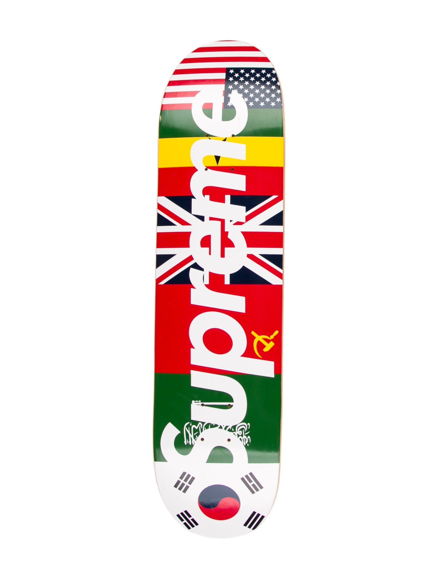 Supreme Flags Skateboard Deck