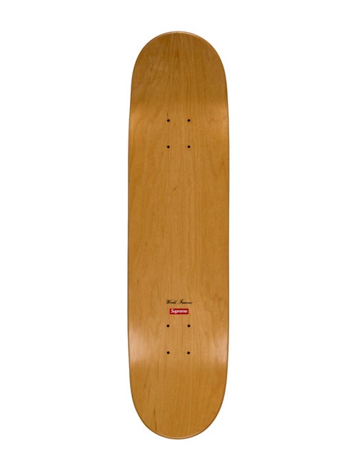 Supreme x KAWS Stencil Chalk Box Logo Skate Deck